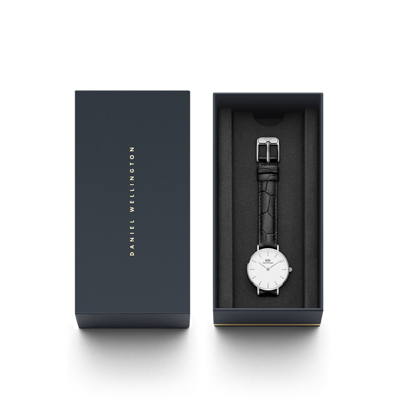Reloj pequeño de lectura blanco
