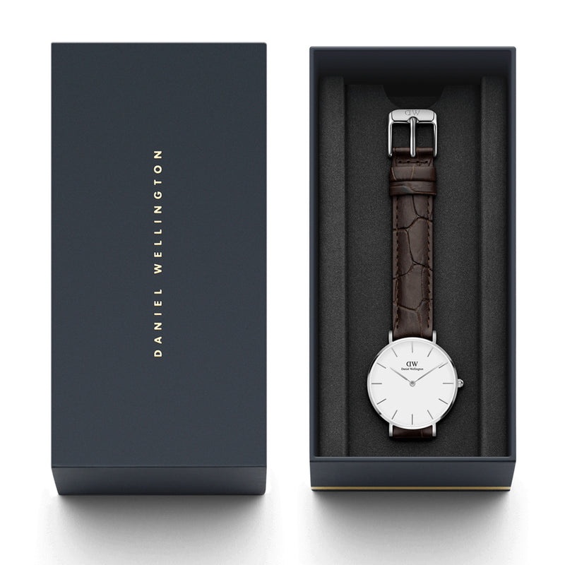 Reloj pequeño York blanco