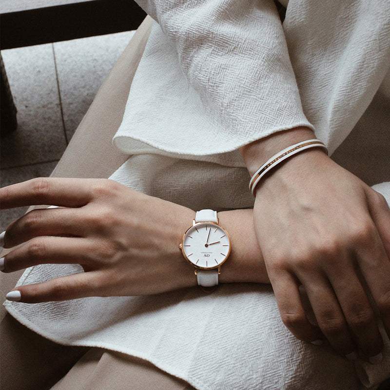 Reloj Petite Bondi de oro rosa blanco