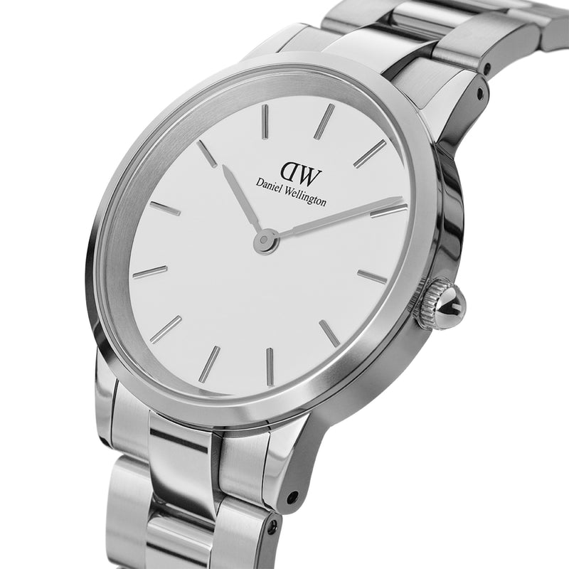 Iconic Link White Silver Watch