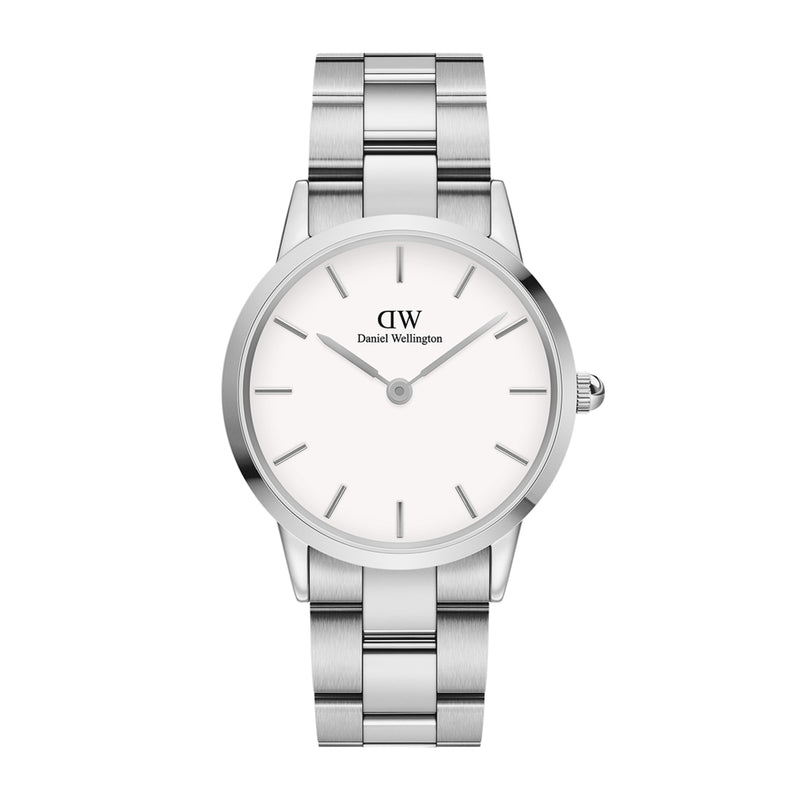 Iconic Link White Silver Watch