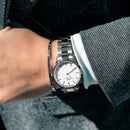 Iconic Link White Silver Watch