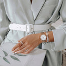 Iconic Link White Rose Gold Watch