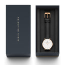 Petite Sheffield Eggshell White Rose Gold Watch