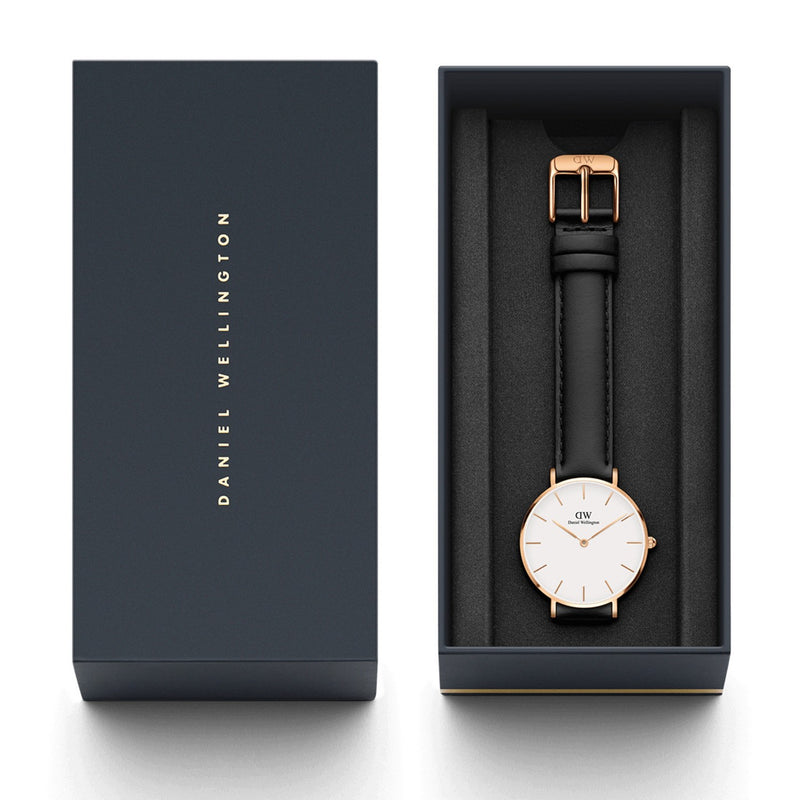 Petite Sheffield Eggshell White Rose Gold Watch