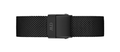 Reloj pequeño Ashfield negro plateado