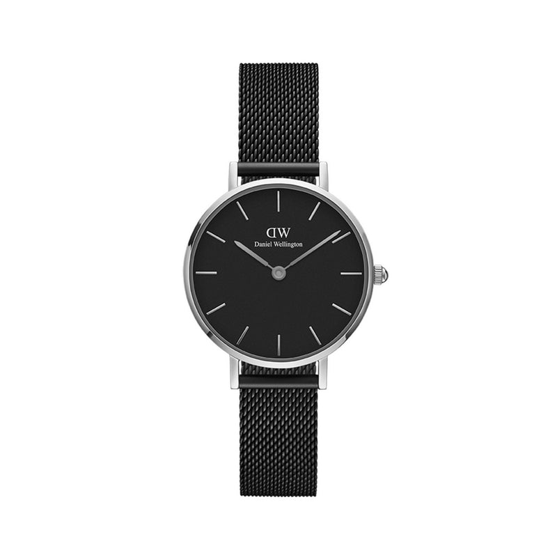 Reloj pequeño Ashfield negro plateado