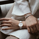 Petite Bondi Eggshell White Rose Gold Watch