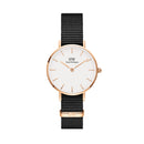 Reloj blanco y dorado rosa Petite Cornwall