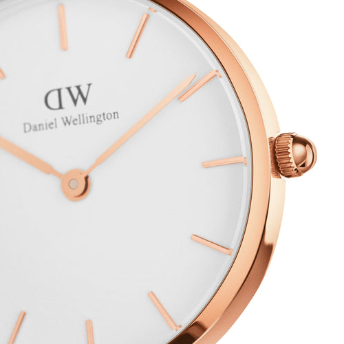 Montre Petite Suffolk Rose Gold White