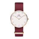 Reloj clásico Roselyn de oro rosa blanco
