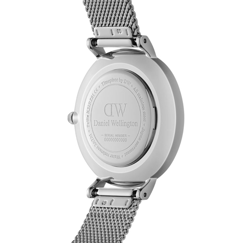 Petite Sterling White Silver Watch