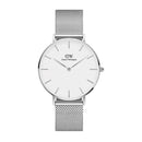 Petite Sterling White Silver Watch