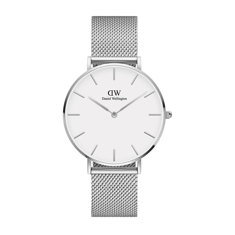 Petite Sterling White Silver Watch