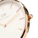 Montre Classic Dover Rose Gold White