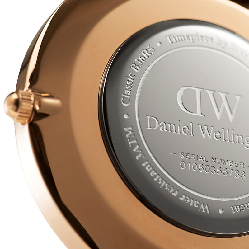 Montre Classic Dover Rose Gold White