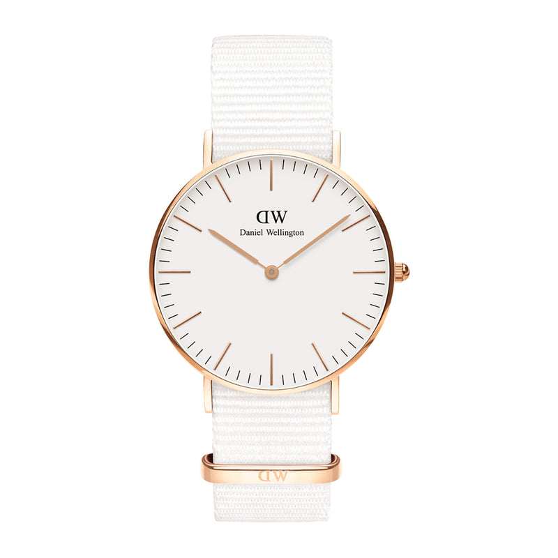 Montre Classic Dover Rose Gold White