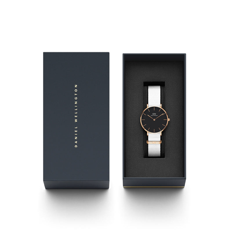 Montre Petite Dover Rose Gold Black