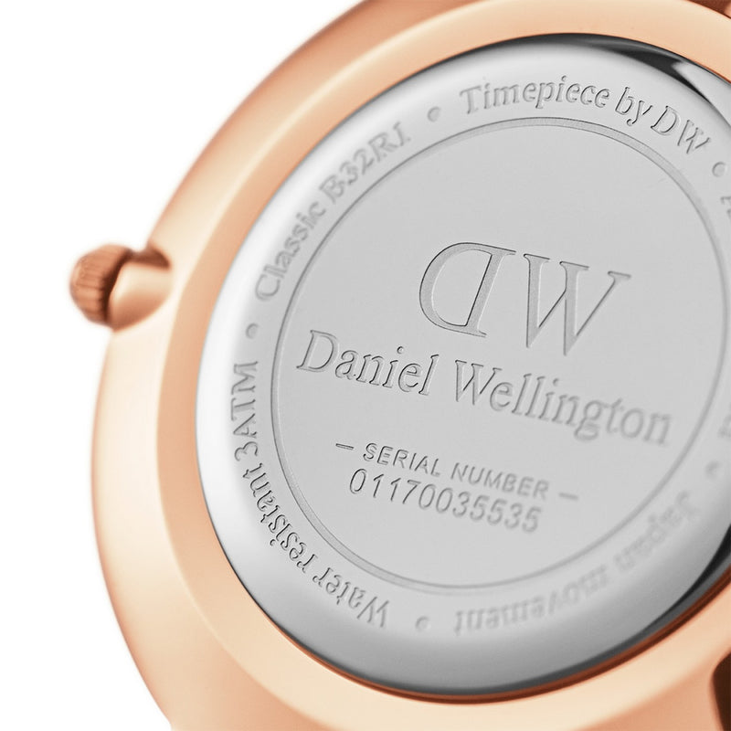Montre Petite Dover Eggshell White Rose Gold