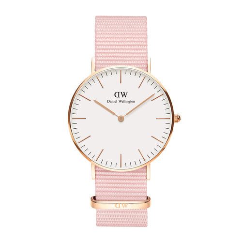 Montre Classic Rosewater Rose Gold White