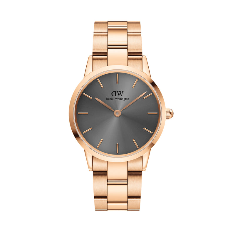 Reloj Iconic Link Oro Rosa Gris