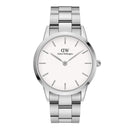 Iconic Link Eggshell White Silver Watch