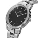 Reloj Iconic Link Negro Plata