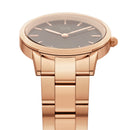 Reloj Iconic Link Negro Oro Rosa