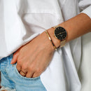 Reloj pequeño Evergold de oro negro