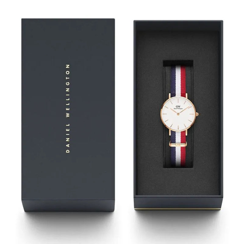 Montre Petite Cambridge Rose Gold White