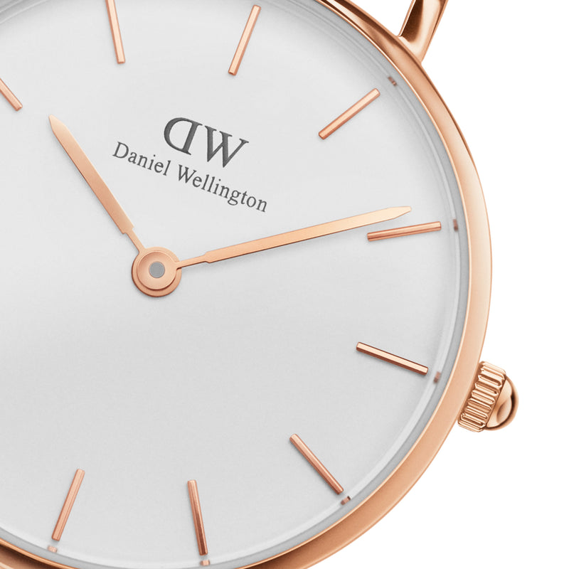 Montre Petite Cambridge Rose Gold White
