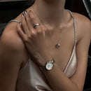 Iconic Link Lumine Eggshell White Rose Gold Watch