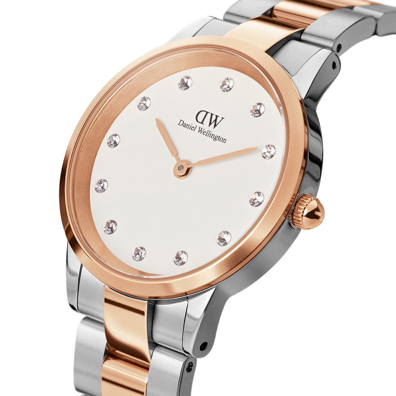 Iconic Link Lumine Eggshell White Rose Gold Watch