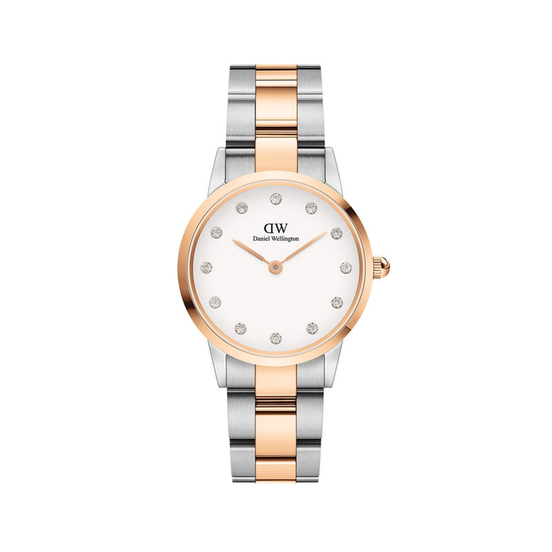Iconic Link Lumine Eggshell White Rose Gold Watch