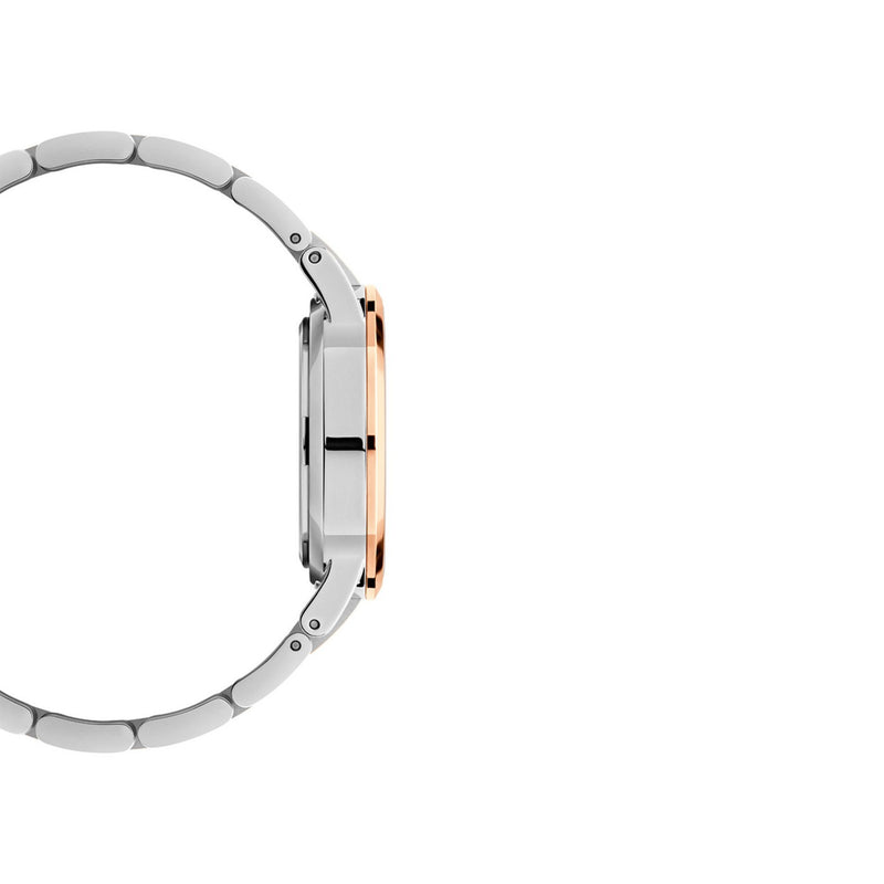 Iconic Link Lumine Eggshell White Rose Gold Watch