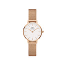 Reloj Petite Melrose Limited de oro rosa blanco