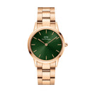 Iconic Link Emerald Green Rose Gold Watch