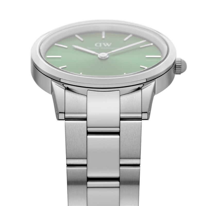 Reloj Iconic Link Plata Verde Esmeralda