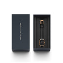 Montre Quadro Pressed Sheffield Black Rose Gold