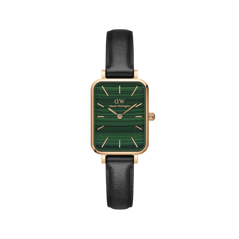 Reloj Quadro Pressed Sheffield en oro rosa verde