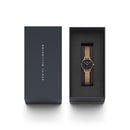 Montre Petite Pressed Melrose Rose Gold Black