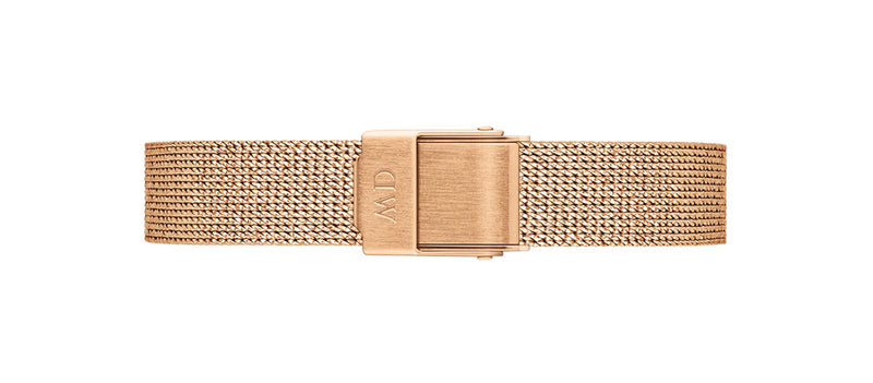 Montre Petite Pressed Melrose Rose Gold Black