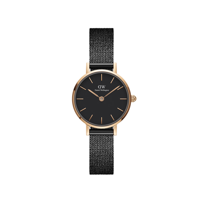Reloj pequeño prensado Ashfield oro rosa negro