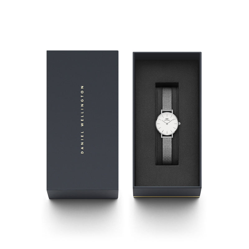 Petite Pressed Sterling White Silver Watch