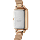 Montre Quadro Pressed Melrose Emerald Green Rose Gold