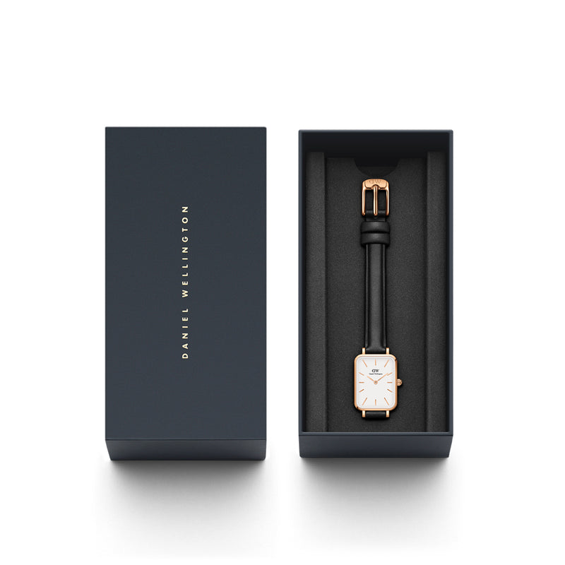 Montre Quadro Pressed Sheffield Rose Gold White