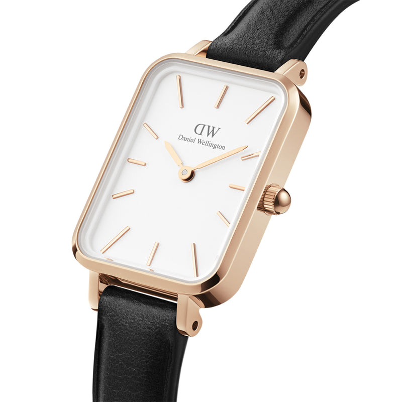 Montre Quadro Pressed Sheffield Rose Gold White
