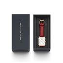 Quadro Pressed Suffolk White Rose Gold Watch