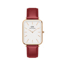 Quadro Pressed Suffolk White Rose Gold Watch