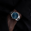 Iconic Link Arctic Blue Silver Watch